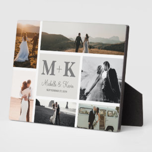 6-Foto-Hochzeitscollage Erinnerungsstück für Frisc Fotoplatte