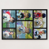 6 Foto Jumbo Individuelle Bildfamilie Collage Puzzle (Horizontal)