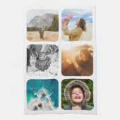 6 Foto Küchenhandtuch Vorgeschirr Rundrahmen Geschirrtuch (Vertikal)