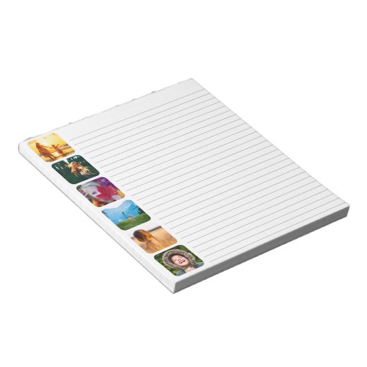 6 Foto Notepad-Vorlage Dokumentvorlagenzuschnitt Notizblock (angewinkelt)