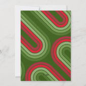 6 Foto Retro Strip Weihnachten Roter Frieden und L (Rückseite)