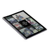 6 Foto - schwarzer Hintergrund - weißer Text Notizblock (Rechte Seite)