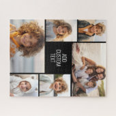 6 Foto - schwarzer Hintergrund - weißer Text Puzzle (Horizontal)