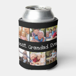 6 Foto Spaß Beste Grandad je Collage Black Can Co Dosenkühler