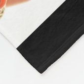 6 Foto Spaß Bester Vater je Collage Schwarz und We Fleecedecke (Ecke)