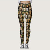 6 Foto- und Textvorlage Personalisierte Collage Leggings (Vorderseite)