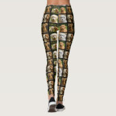 6 Foto- und Textvorlage Personalisierte Collage Leggings (Rückseite)