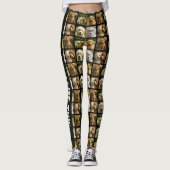 6 Foto- und Textvorlage Personalisierte Collage Leggings (Vorderseite)