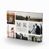 6 Foto Wedding Collage Newlyweds Foto Block (Rechts)