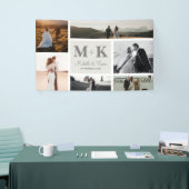 6 Foto Wedding Collage Newlyweds Wedding Banner (Messeveranstaltung)