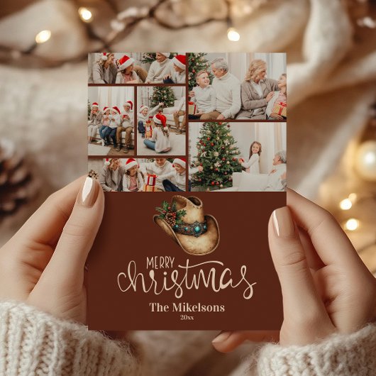 6 Foto Western Cowboy Hat Weihnachten