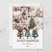 6 Foto Western Howdy Weihnachten (Vorderseite)