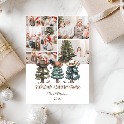 6 Foto Western Howdy Weihnachten