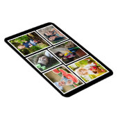 6 FotoCollage Black Erstellen Sie Ihren eigenen Kü Magnet (Rechte Seite)