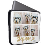 6 FotoCollage - Handgeschriebener Schriftart, um I Laptopschutzhülle (Vorne Rechts)