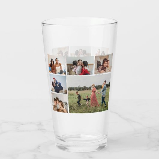 6 FotoCollage - Hintergrundfarbe kann geändert wer Glas (Rückseite)