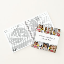 6 Fotocollage Hinzufügen eines Farbrezepts für die Notizblock