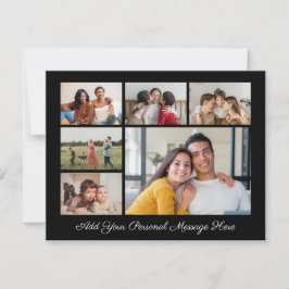 6 Fotocollage Ihre eigene Grußkarte hinzufügen Karte