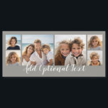 6 FotoCollage - kann Farbe ändern Magnetkarte<br><div class="desc">Fügen Sie Ihre Lieblings-Bilder zu dieser lustigen Vorlage. Sie können Instagram-Foto oder andere Foto für dieses Raster verwenden.</div>