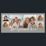 6 FotoCollage - kann Farbe ändern Magnetkarte<br><div class="desc">Fügen Sie Ihre Lieblings-Bilder zu dieser lustigen Vorlage. Sie können Instagram-Foto oder andere Foto für dieses Raster verwenden.</div>