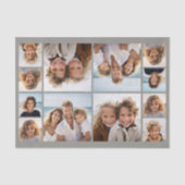 6 FotoCollage - kann Farbe ändern Seidenpapier (Vorderseite)