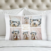 6 FotoCollage Minimalistisch - Farbe bearbeiten Kissenbezug