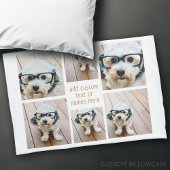 6 FotoCollage Minimalistisch - Farbe bearbeiten Kissenbezug