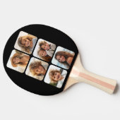 6 FotoCollage mit abgerundeten Ecken in schwarz Tischtennis Schläger (Seitenansicht)