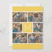 6 FotoCollage mit Geburtstagsparty Einladung (Vorderseite)