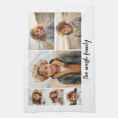 6 FotoCollage mit weißem Hintergrund Geschirrtuch (Vertikal)