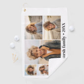 6 FotoCollage mit weißem Hintergrund Golfhandtuch (Insitu)