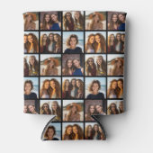 6 FotoCollage - Muster überall Dosenkühler (Vorderseite)