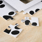 6 Fotocollage Name Dog House Paw Prints hinzufügen Puzzle (Seite)