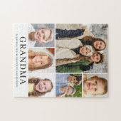 6 FotoCollage Oma Personalisiert Puzzle (Horizontal)