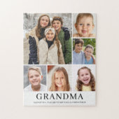 6 FotoCollage Oma Personalisiert Puzzle (Vertikal)