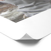 6 FotoCollage Optionaler Text — Farbe bearbeiten Poster (Ecke)