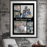 6 FotoCollage Optionaler Text — Farbe bearbeiten Poster<br><div class="desc">Fügen Sie Ihre Lieblings-Bilder zu dieser lustigen Vorlage. Sie können quadratische Fotos oder beliebige Foto für dieses Raster verwenden.</div>