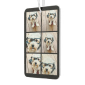 6 FotoCollage - schwarz gestapelt Autolufterfrischer (Links)