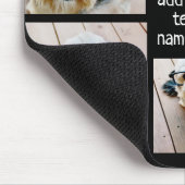 6 FotoCollage - Sie können die Hintergrundfarbe än Mousepad (Ecke)