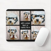 6 FotoCollage - Sie können die Hintergrundfarbe än Mousepad (Mit Mouse)