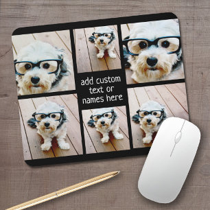 6 FotoCollage - Sie können die Hintergrundfarbe  Mousepad