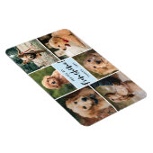 6 Fotocollage Sie sind mein Funshine | Blauer Haus Magnet (Rechte Seite)