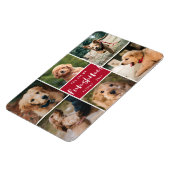 6 Fotocollage Sie sind mein Funshine | Roter Haust Magnet (Linke Seite)