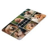 6 Fotocollage Sie sind mein Funshine | Schwarzer H Magnet (Linke Seite)