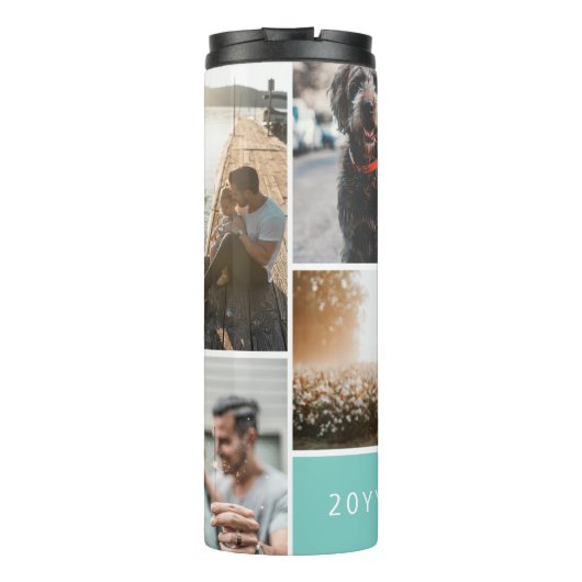 6 FotoCollage Thermosbecher (Rückseite)
