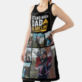 6 Fotomaterial Zurück Vater grillt. Schürze (InSitu)