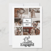 6 Fotos Elegante Verlobte Weihnachten (Vorderseite)