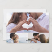 6 Fotos Erste Weihnachten als Mr. und Mrs. gold (Rückseite)