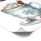 6 Fotos Weihnachten zusammen Poster (Ecke)