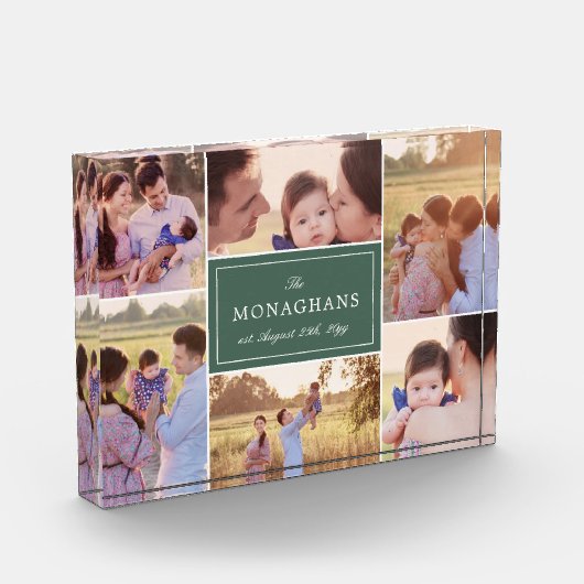 6 Fotosammlung| Grün Fotoblock (Links)